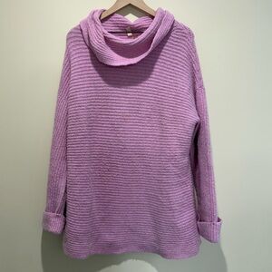 Pilcro Lilac Turtleneck Sweater